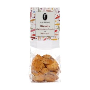 Biscuits au fromage de vache Tomme des Pyrénées et poivre noir Madame de Turenne