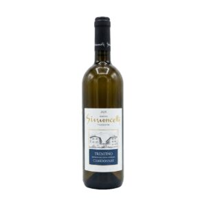 Bottiglia Chardonnay Armando Simoncelli Viticoltore vino bianco trentino Dolomiti